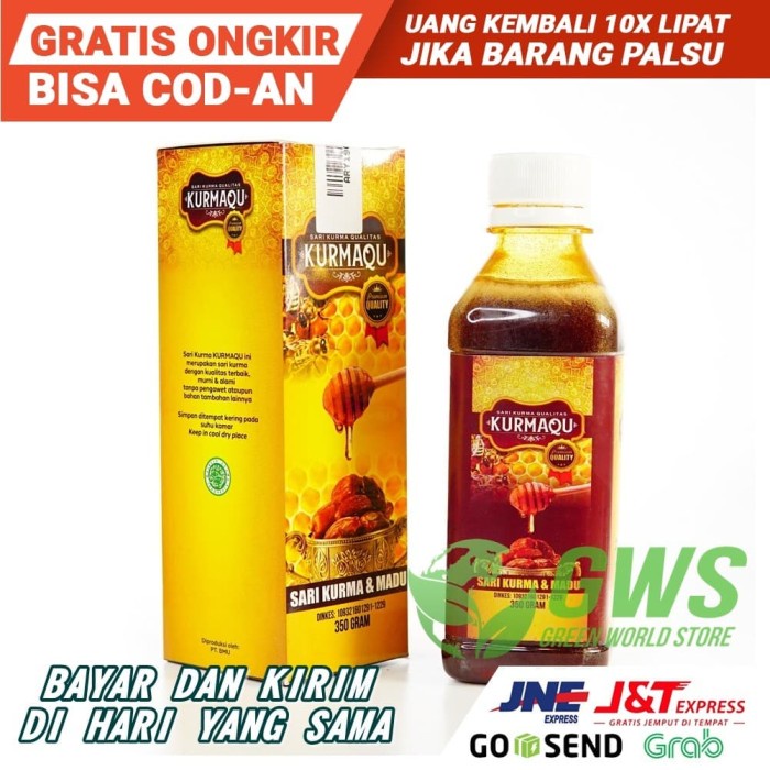 

KURMAQU ORIGINAL - Madu Penambah Berat Badan, HB, Sari Kurma Madu Asli