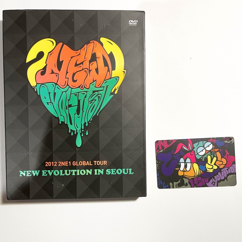 2ne1 Global Tour New Evolution in Seoul DVD CD Kpop Unsealed with YG Family Card