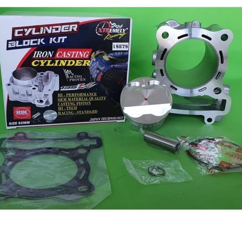 blok set MX king Vixion R15 .65mm