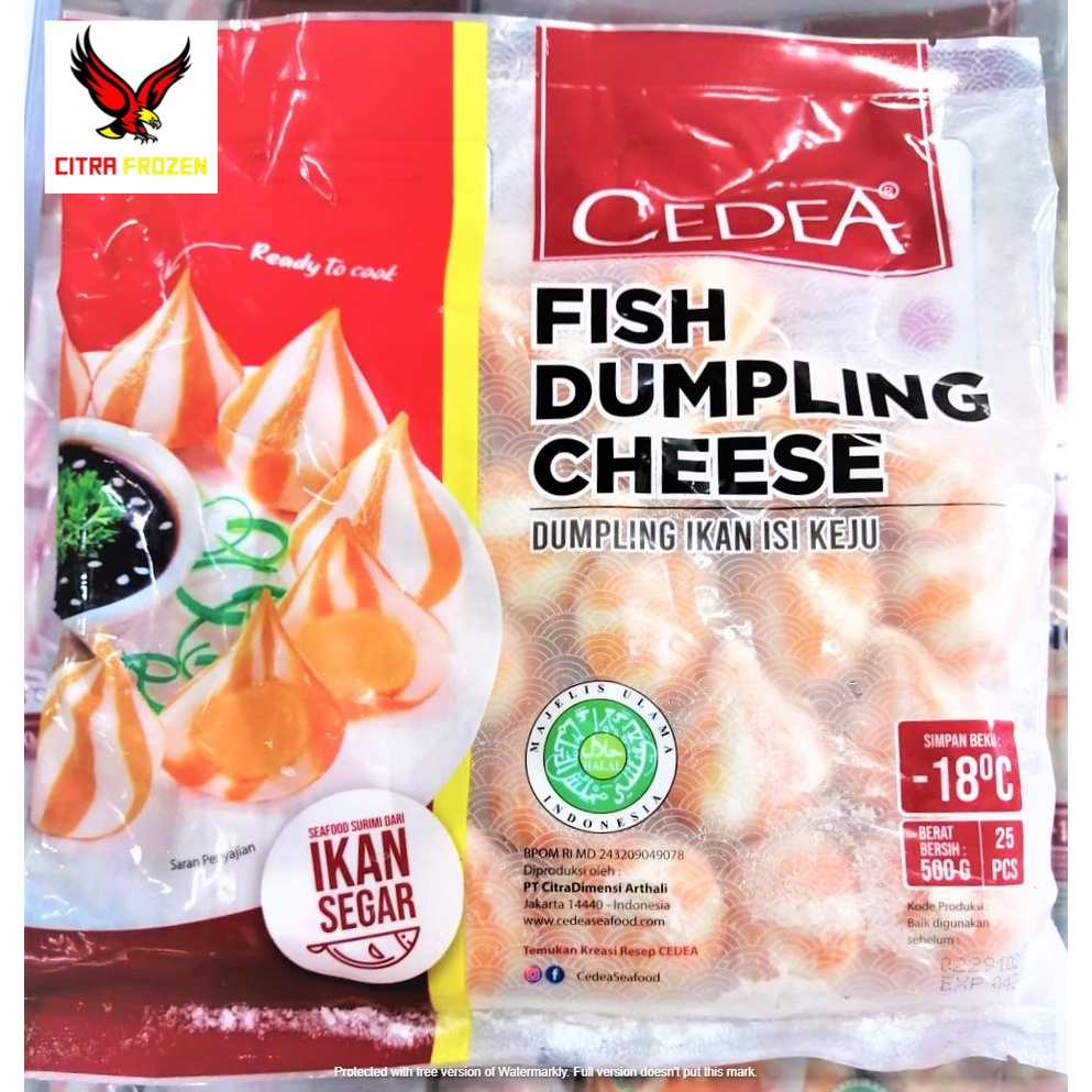 

Cedea Fish Dumpling Cheese 500gr