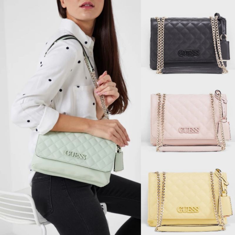 

GUESSS Elliana Convertible Flap Over Crossbody