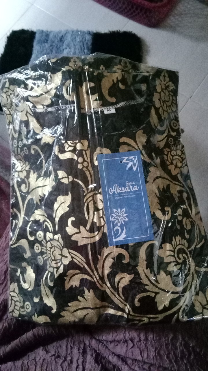 [ Terbaru ] Atasan Batik Wanita Kerja Kantor Ori Shabirah Batiksolo Blouse Blusebatik Batikmodern Xl