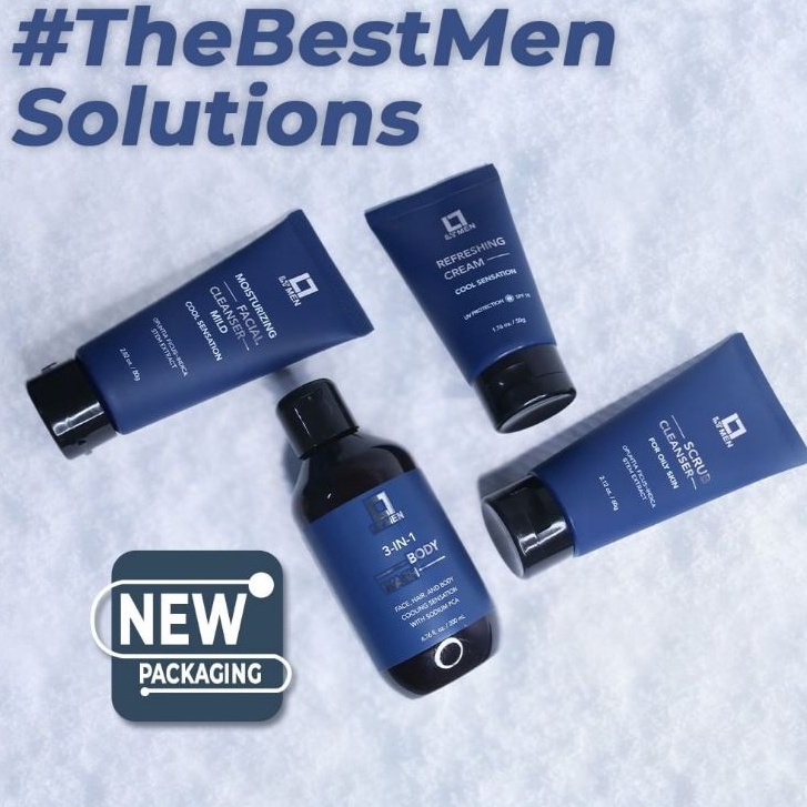 LT MEN SERIES MOISTURIZING FACIAL CLEANSER | SCRUB CLEANSE FOR OILY SKIN | BODY WASH 3 IN 1