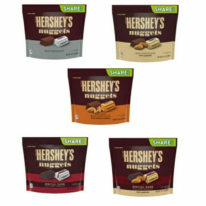 

hershey's nuggets with toffee and almonds 289gr