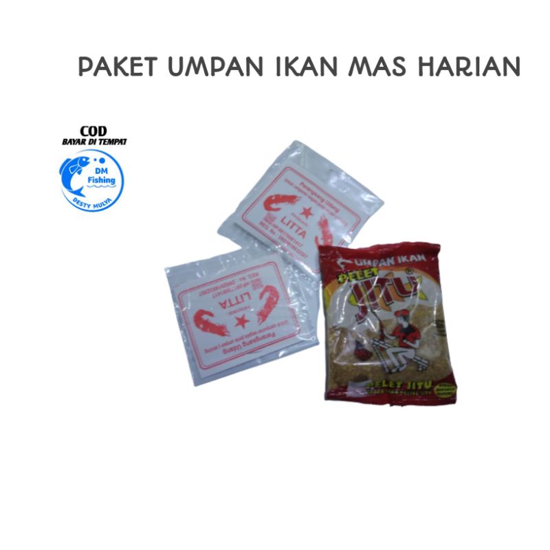 PAKET UMPAN IKAN MAS HARIAN