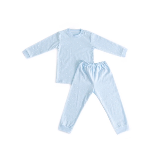Petite bobo Premium Pajamas- Blue Anchor