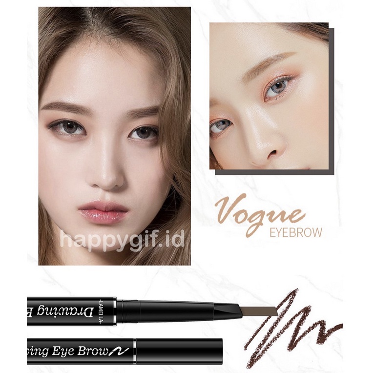 LAMEILA EYEBROW 2 IN 1 DOUBLE HEAD 7 WARNA PENSIL ALIS LA 031