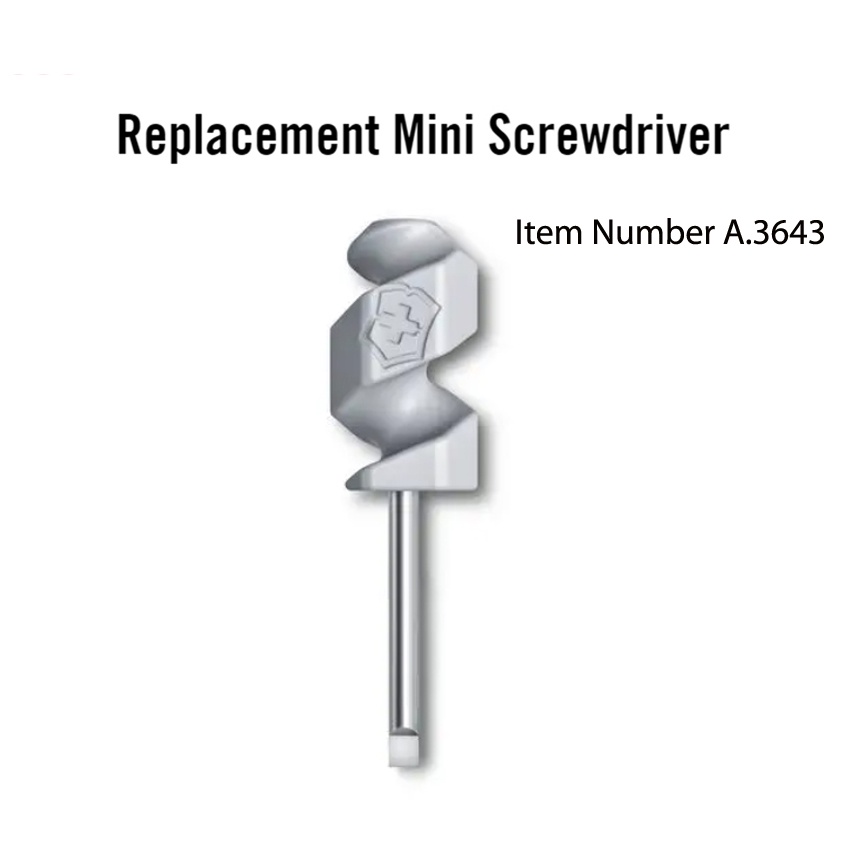 Mini Screwdriver - Obeng Kecil Victorinox Swiss Army Knife Pisau Lipat Sparepart Assesoris