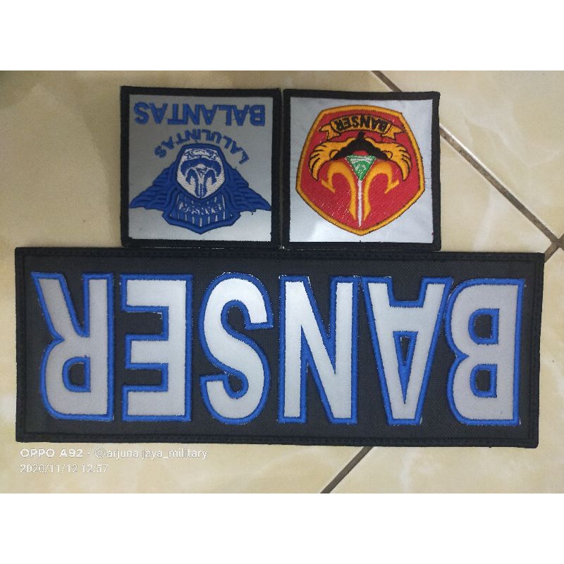 atribut Banser,logo bordir balantas ,bordir timbul