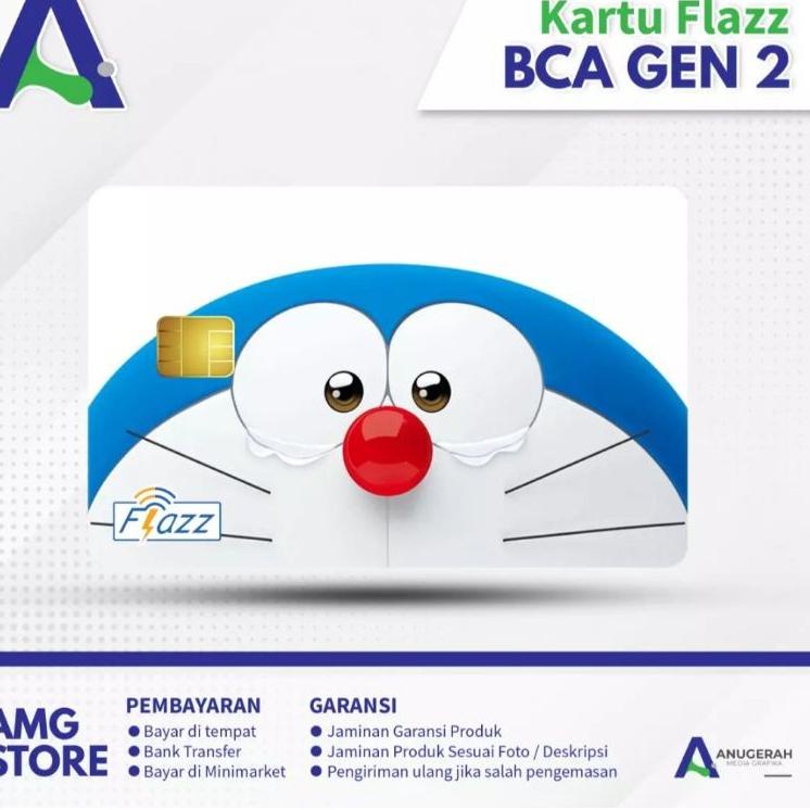 Siap Kirim.. Kartu Flazz BCA Gen 2 Motif Doraemon
