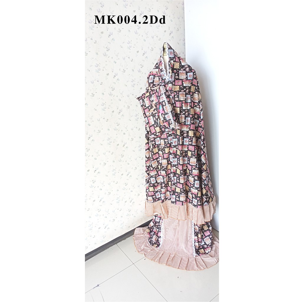 mukena jumbo katun / mukena ukuran jumbo / mukena rempel jumbo