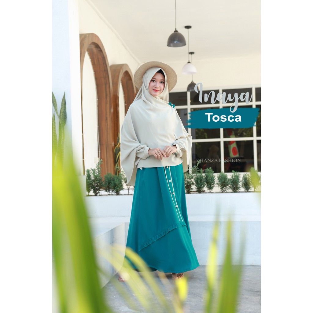 READY STOCK SET GAMIS INAYA HIJAB SYARI ORIGINAL