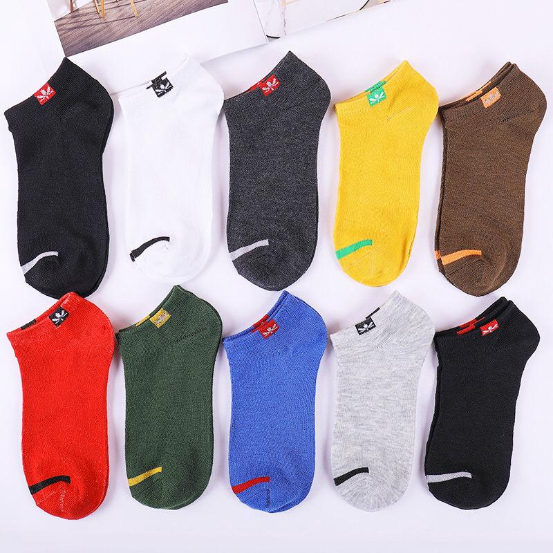 ☀INDOLAND☀ R156 Kaos Kaki Fashion Unisex Kaoskaki Warna Polos  Wanita Murah Semata kaki Socks Pendek