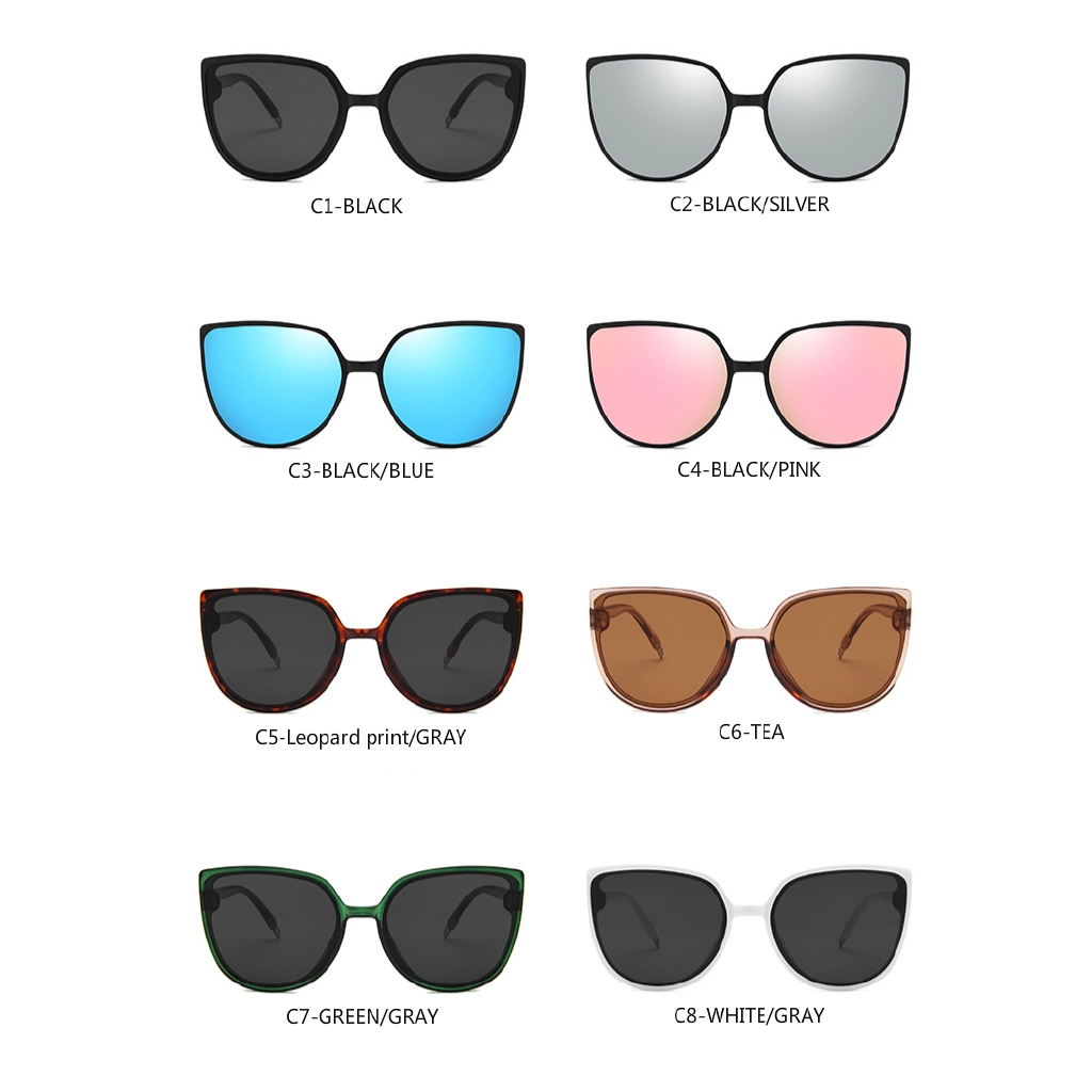 Fashion trend cat's eye ins personality beach wild sunglasses