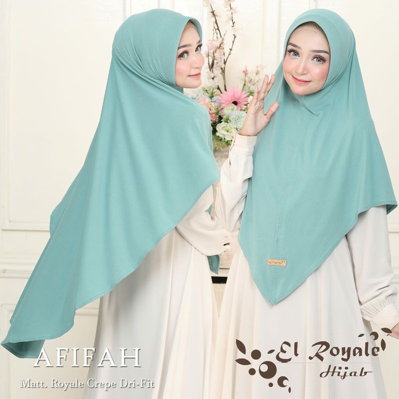 Hijab instan/Khimar Syari AFIFAH ori EL ROYALE