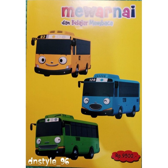 

Buku mewarnai anak Tayo