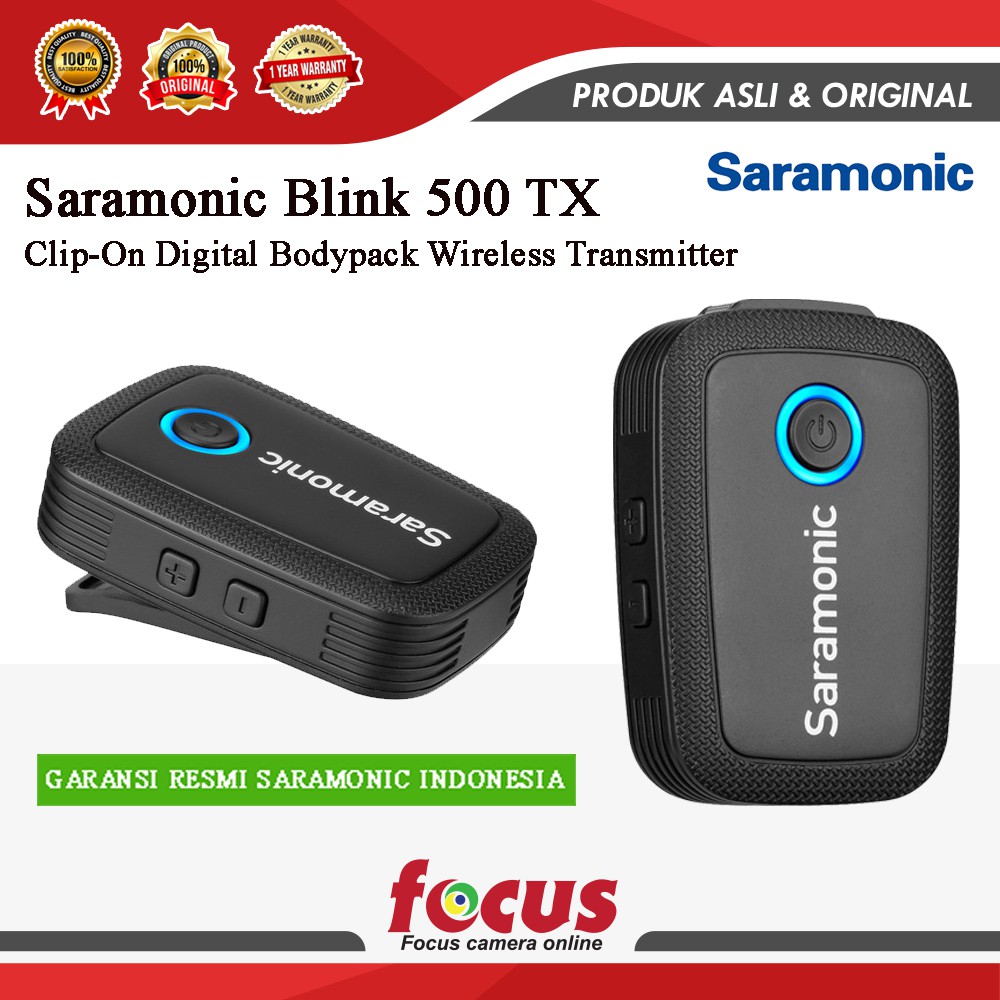 Saramonic Blink 500 TX Clip-On Digital Bodypack Wireless Transmitter