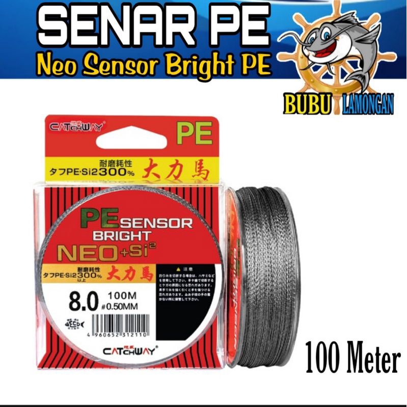 senar PE/Sensor Bright NEO+si2 Jepang Senar Pancing