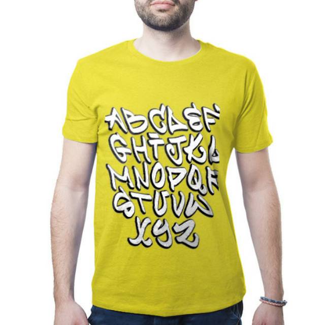 100% Kaos tanpa jahitan samping