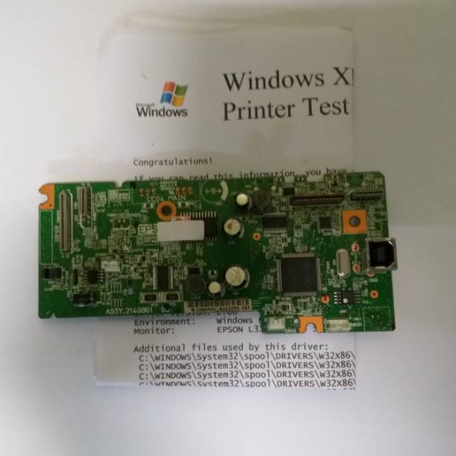 Board Printer Epson L350, Mainboard L350, Motherboard L350 used