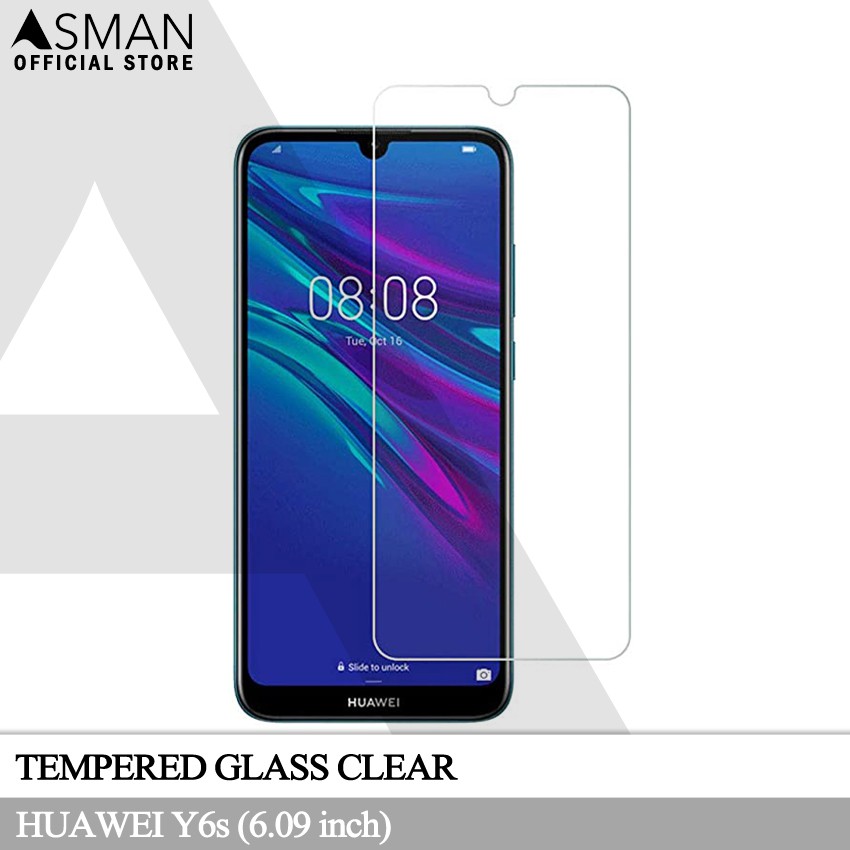 Tempered Glass Huawei Y6s (6.09&quot;) | Anti Gores Pelindung Layar Kaca - Bening