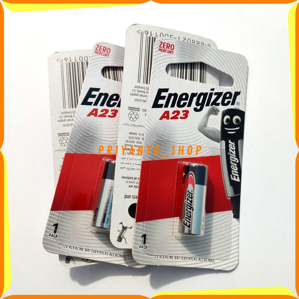 Asli Battery Batrei Baterai Energizer A23 A 23 12V Original 1PCS