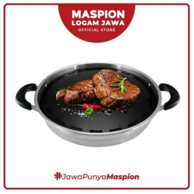 MASPION KOREA HOT Grill 30 x 6 cm - Alat pemanggang / BBQ