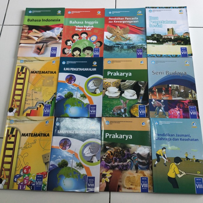 

❤BISA COD❤ Paket Lengkap Kelas 8 SMP Semester 1 & 2 Revisi 2017