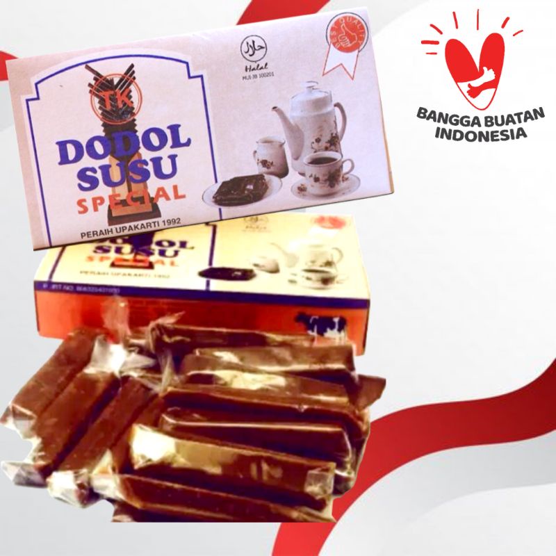 

Dodol Legit Susu Asli Pangalengan Bandung (Original Brand "TK") 250g