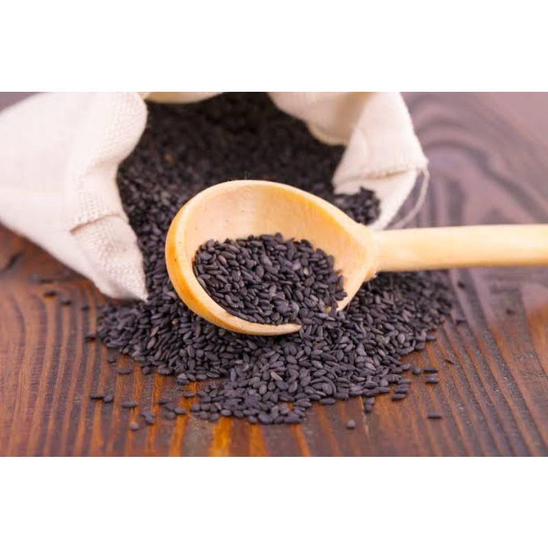 

black sesame seeds wijen hitam 1 kg
