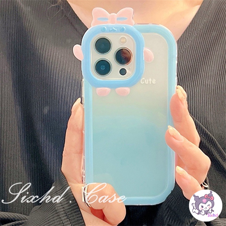 OPPO A78 A17 A17K A57 A77s A76 A96 A16 A16K A15 A74 A54 A53 A33 A32 A31 A5 A9 A5s A3s Reno 8Z 7Z 6 5 A95 A94 A93 A92 A77 A52 A16e A12e F11 3D Small Monster Phone Casing Gradient Color Camera Protector Phone Soft CoverSamsung A04 A04s