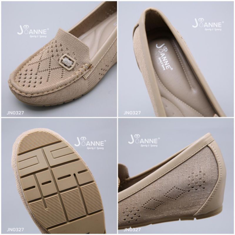 RESTOCK!! JOANNE Sepatu Wedges Shoes JN0327 [ORIGINAL BRAND]