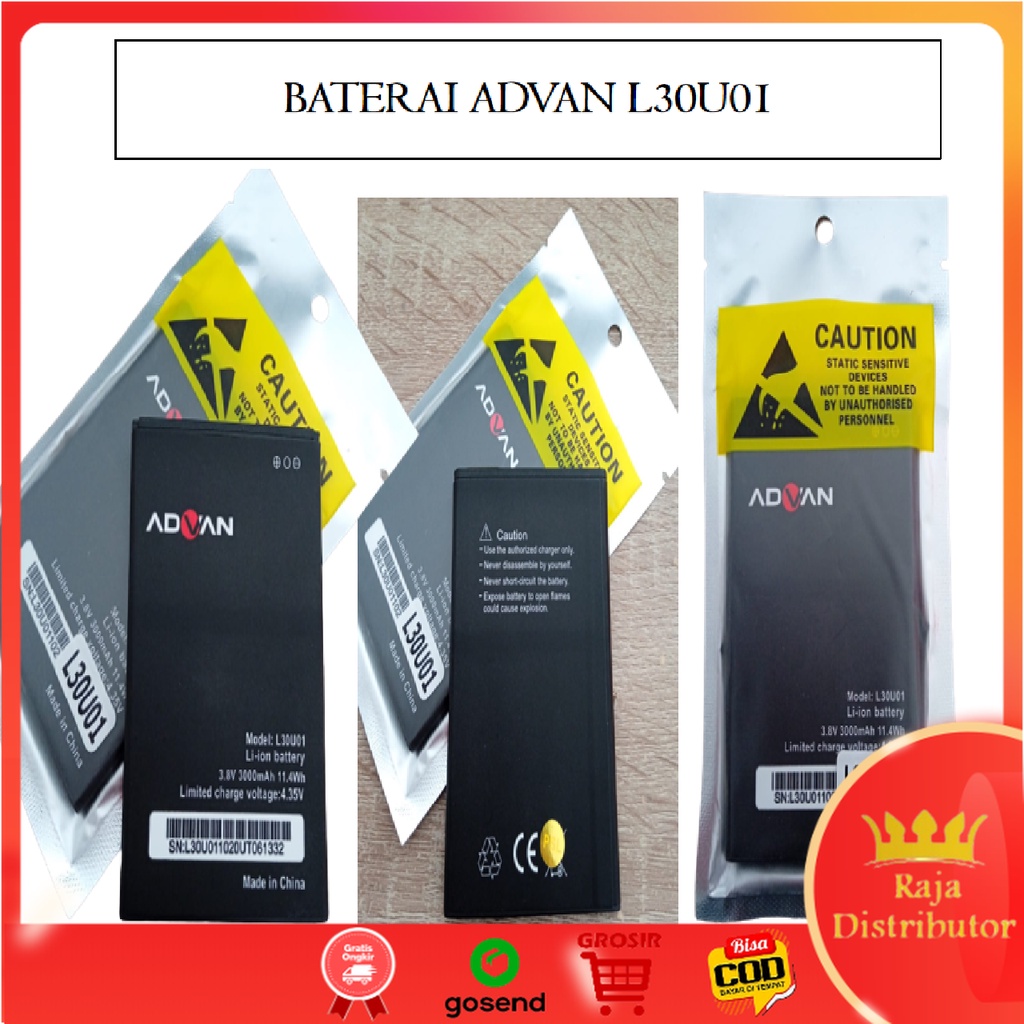 Baterai Advan NASA PLUS 5505 5.5 INCHI L30U01Batre Batere Battery HP