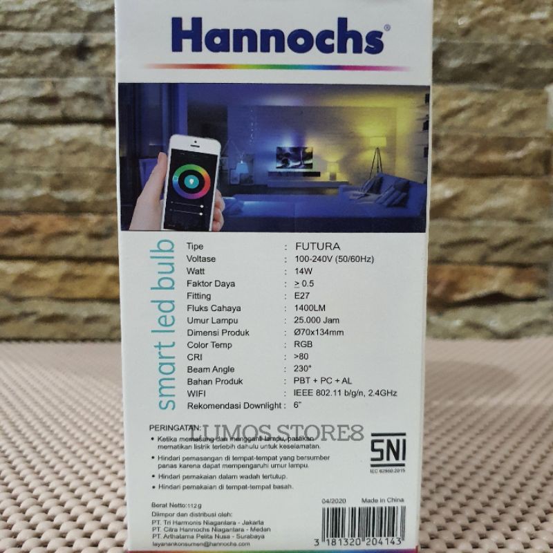 Lampu RGB FUTURA Hannochs 9 Watt - 14 Watt