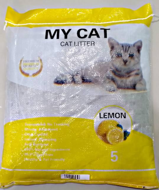 Pasir Gumpal MY CAT 5ltr / Pasir gumpal kucing / pasir wangi kucing