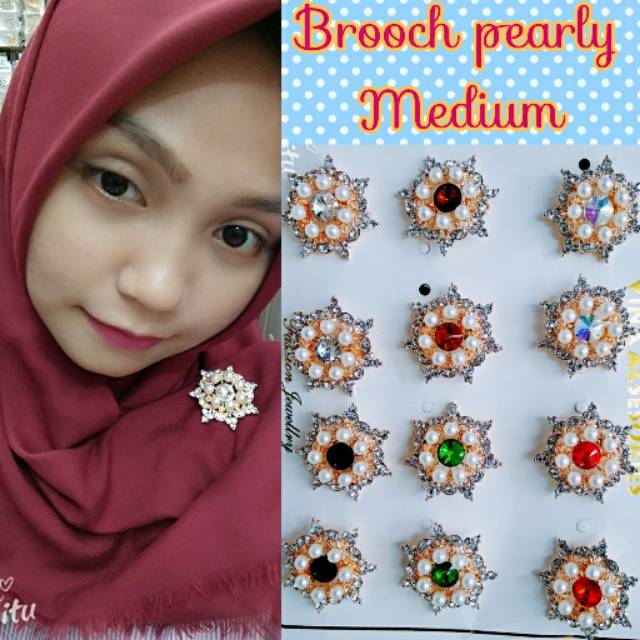 Bros pearly medium isi 12pcs