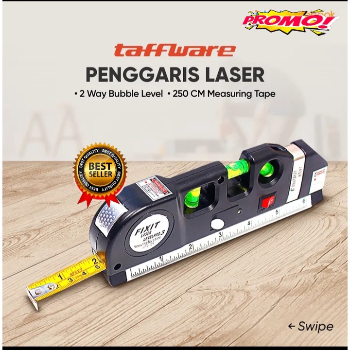 

Penggaris Laser Horizontal Waterpass 250CM