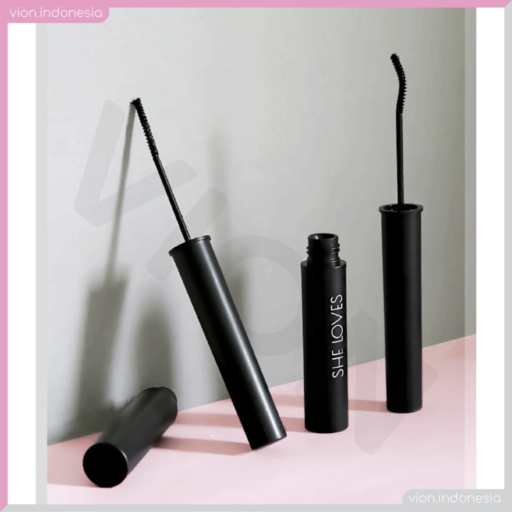 She Loves Mascara I U Black Tube Long Lash Stay Waterproof Bulu Mata Maskara Sheloves TB-019 SL011