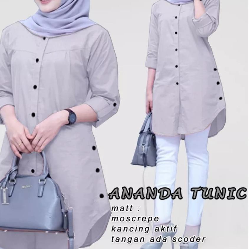 ▲ Tunik Amanda - Tunik Terbaru 2021- Tunik Kekinian-Tunik Wanita Murah- Tunik Remaja- Tunik polos ✺