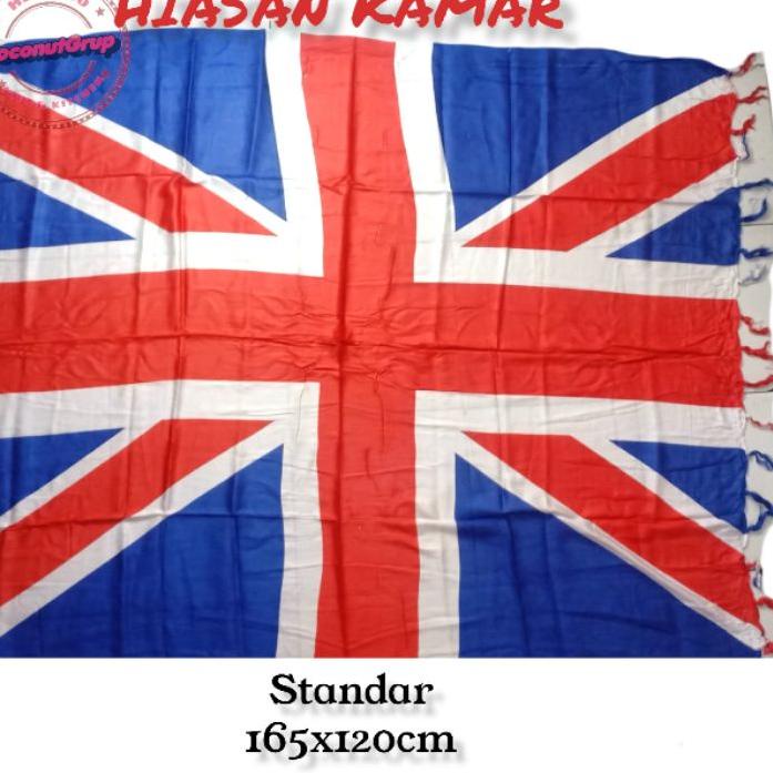 ♦ Kain pantai motif Inggris | KAP MOBIL UK | Kain Bali RUMBAI motif bendera || plafon mobil truck co