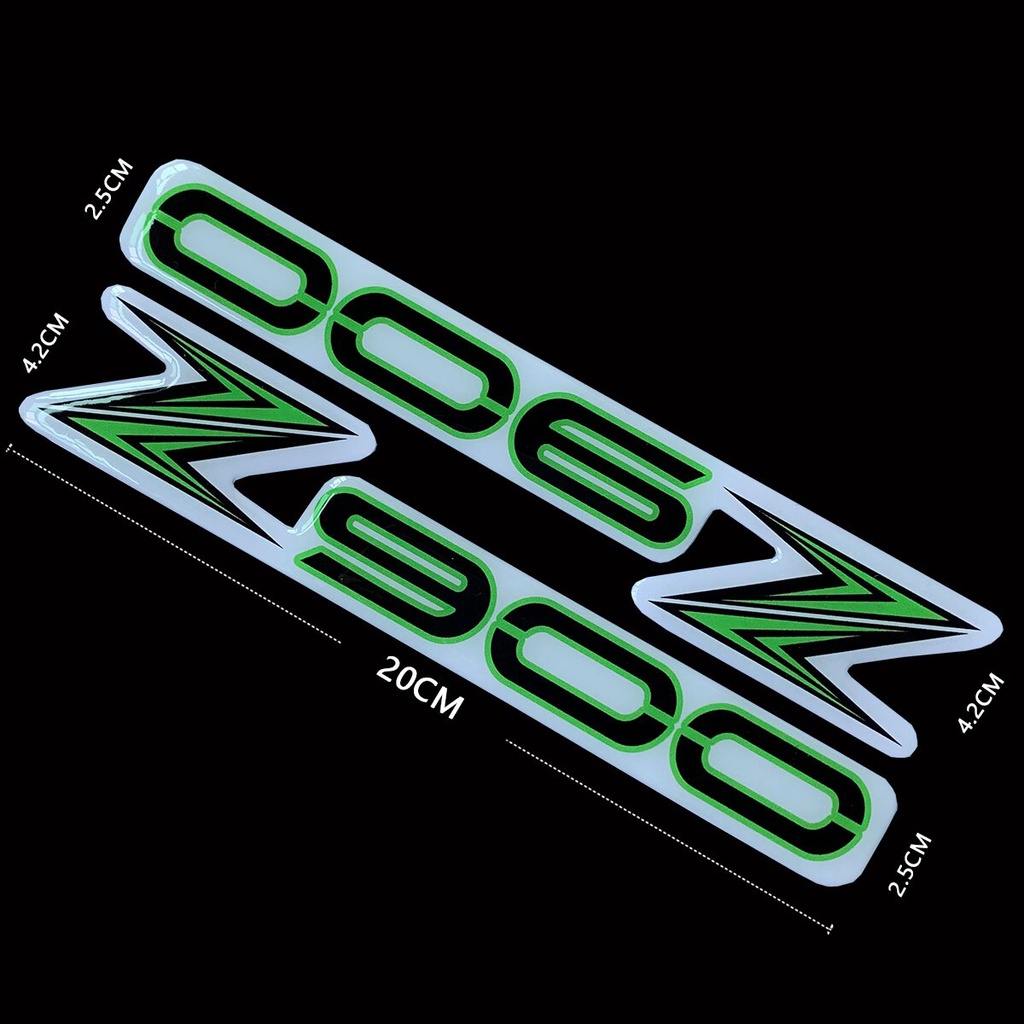 1 Pasang Stiker Emblem 3d Untuk Kawasaki Z900