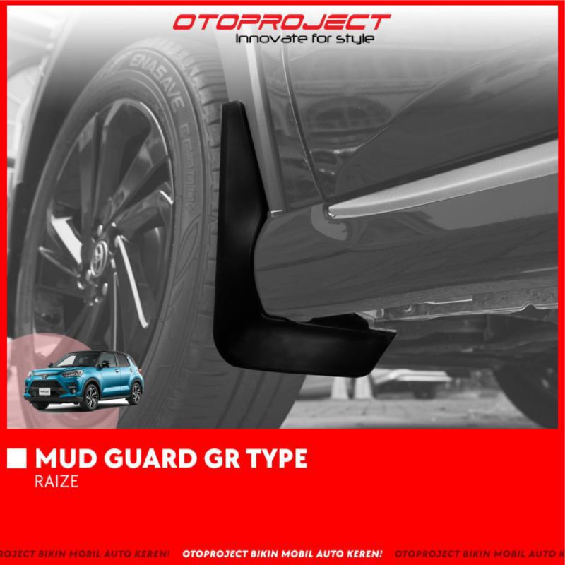 mudguard karpet lumpur Raize Rocky 2021 otoprojek
