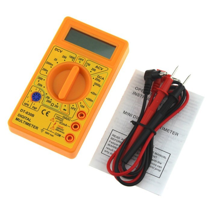 Multimeter Digital Multitester Avometer DT830B