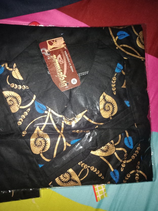 Maura/couple Kombinasi/sania Ruffle Batik Couple Pesta S.m.l.xl.xxl