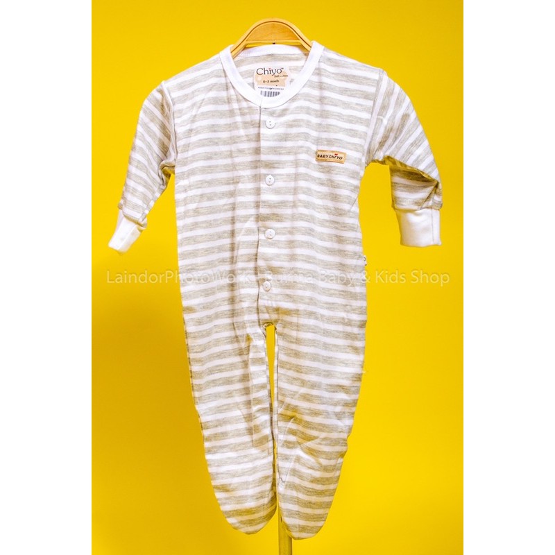 CHIYO BABY SLEEPSUIT - BAJU KODOK PANJANG 0-3 BULAN | baju bayi