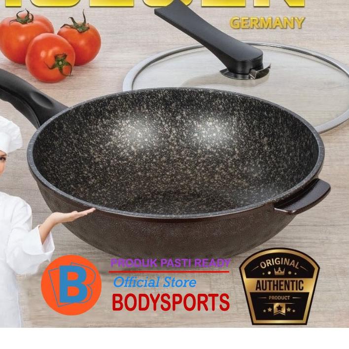 ⚡erbu Kejutan Korean PANCI GANGNAM 30cm TECH. NANO SILVERCOATING - WOK PAN MOEGEN MOGEN JERMAN Anti 