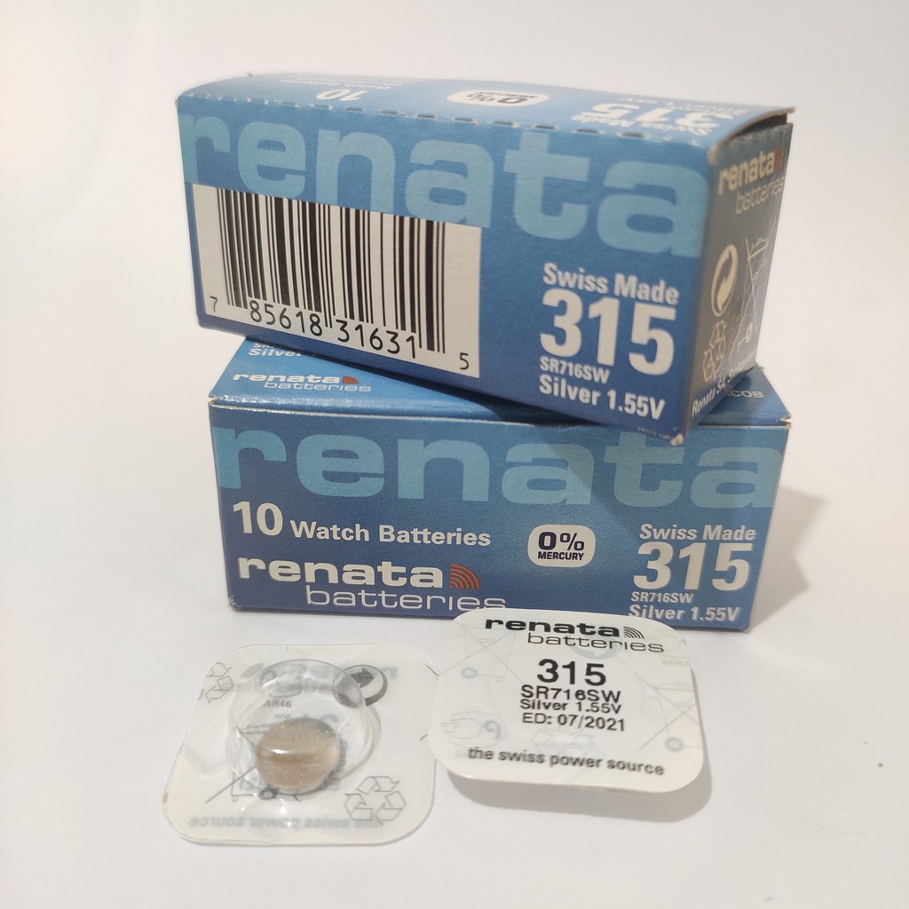 BATERAI JAM RENATA 315 SR716SW  SR 716 SW ORIGINAL BATRE BATREI BATERAI KANCING JAM TANGAN