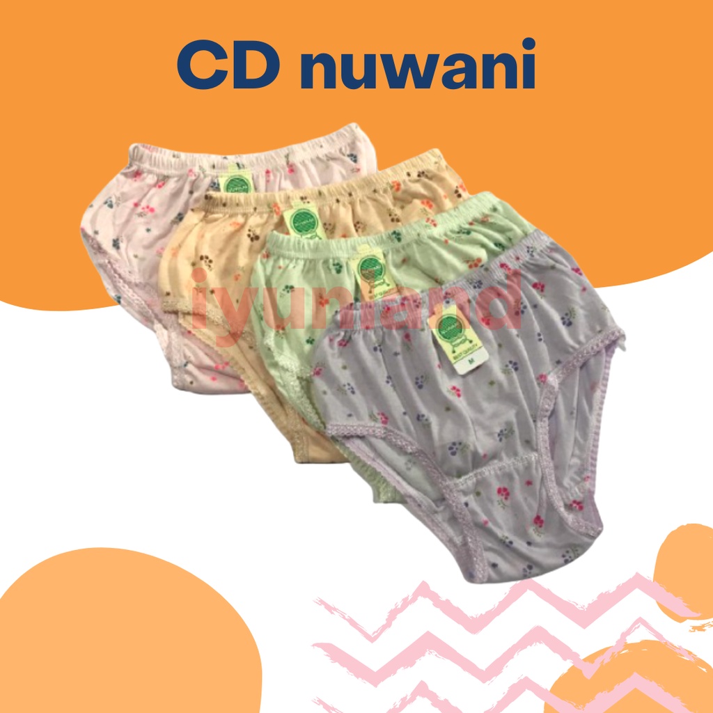 CELANA DALAM WANITA / UNDIES / CD WANITA CEWEK MOTIF MEREK Nuwani