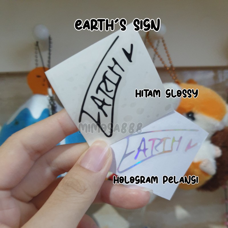 [cutting sticker] Earth Pirapat edition