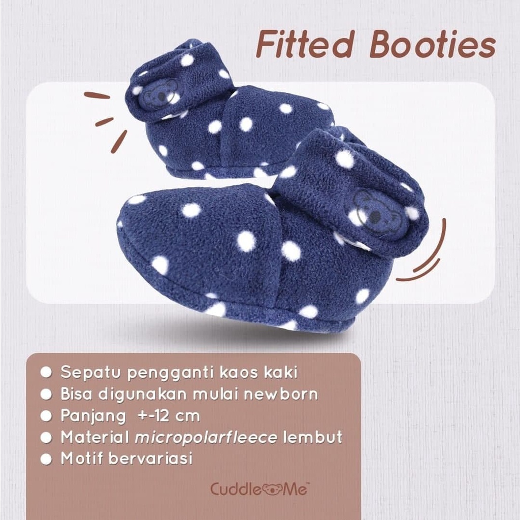 Cuddle Me - Fitted Baby Booties Sepatu Kaos Kaki Bayi